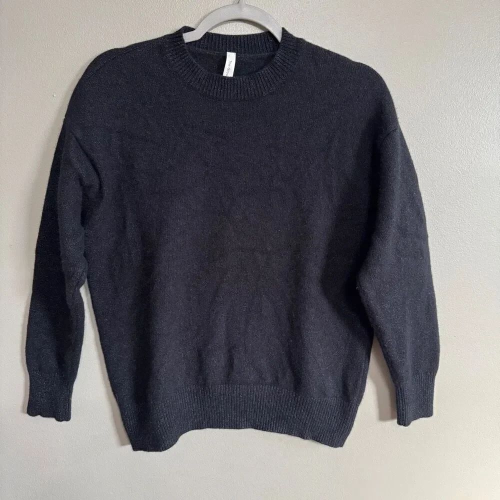 The Group by Babaton black merino wool sweater size large